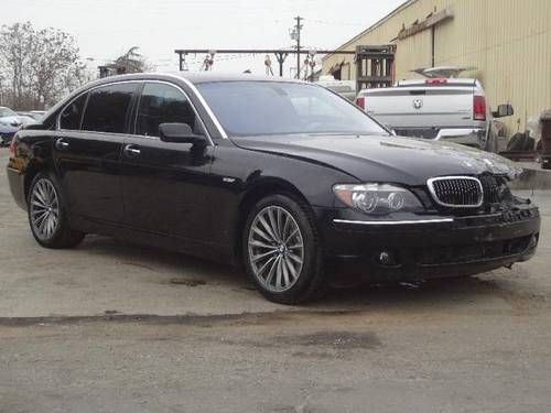 2008 bmw 750li damaged salvage fixer fully loaded runs! priced to sell wont last