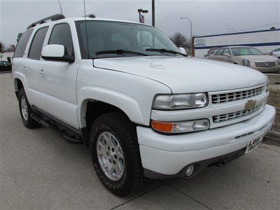 White suv leather moonroof clean title third row low miles stereo auto power