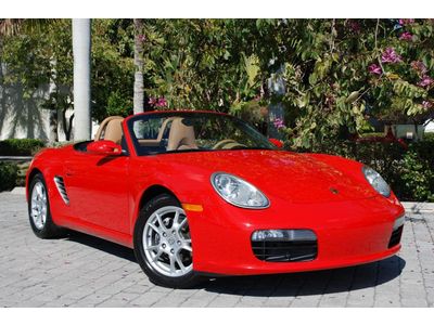 2005 porsche boxster 2dr roadster 2.7l 6-cyl extra clean low miles