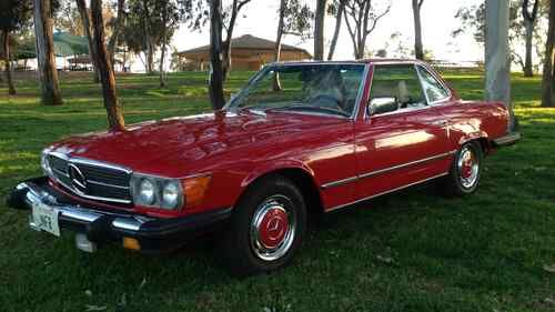 Mercedes benz 450sl 1976 convertible w/ hard top. 1 owner from new. stunning!!!