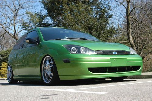 Tricked out ford focus on 18s airride 5 speed