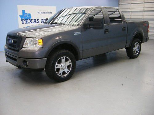 We finance!!!  2008 ford f-150 fx4 4x4 crew cab auto rcam 18 rims tow one owner!