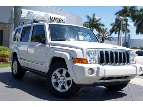 2008 jeep commander limited rear wheel drive,1 owner,clean carfax, florida car!!