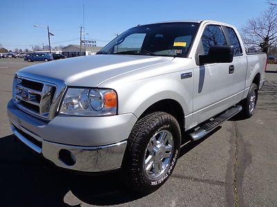 2007 ford f-150 xlt 4x4 supercab v-8 auto 1 owner clean carfax no reserve
