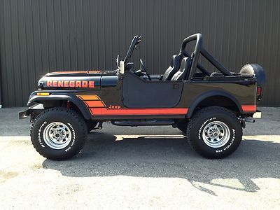 1985 amc cj7 renegade nut and bolt restoration jeep wrangler cj7 daily driver