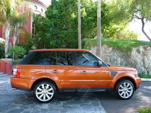 Gorgeous limited edition-vesuvius orange- range rover sport supercharged