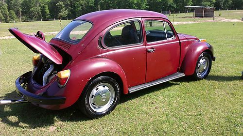 1973 super beetle ... solid floors and heater channels! runs great! cheap