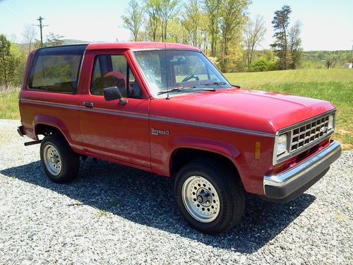 1988 red on red bronco ii rust free nc 4x4