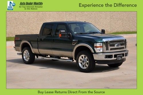Warranty leather diesel wood bedliner 4x4 one owner non smoker clean carfax