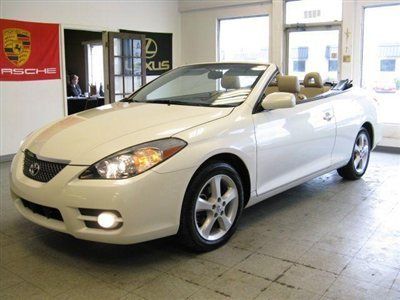2007 toyota camry solara sle convertible 4new tires 33k jbl sound clean!!!$16495
