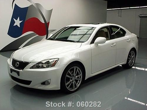 2008 lexus is250 auto sunroof climate seats 18's 30k mi texas direct auto