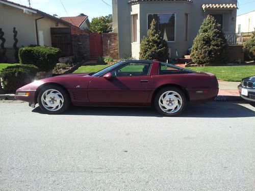 1993 corvette limited edition 40th anniversary z25  "ruby red" rare!!
