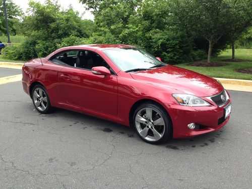 2011 lexus is250 c convertible 2-door 2.5l