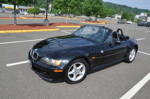 1998 bmw z3 roadster convertible 2-door 2.8l no reserve clean carfax low mileage