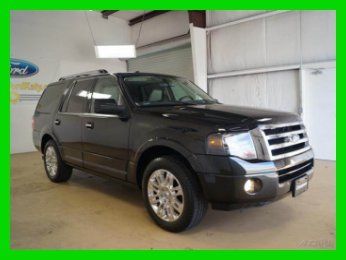 2011 expedition limited 2wd, nav, pwr run.brds., 2nd row buckets, moonroof, cpo
