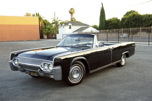 1961 lincoln continental convertible fully restored suicide doors watch video