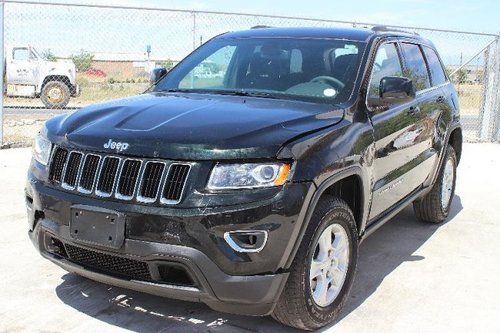 2014 jeep grand cherokee laredo 4wd damaged clean title runs! only 1k miles l@@k