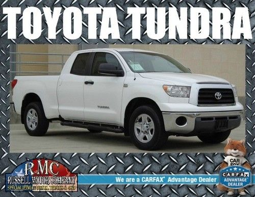 2008 toyota tundra sr5 couble cab 4.7l 2wd low miles texas truck