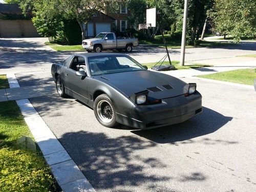 1985 satin black trans am for sale!