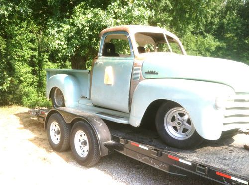 1950 CHEVY 5 WINDOW PICKUP ON S10 CHASSIS PROJECT, US $4,500.00, image 1
