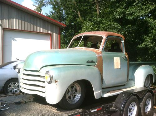 1950 CHEVY 5 WINDOW PICKUP ON S10 CHASSIS PROJECT, US $4,500.00, image 2