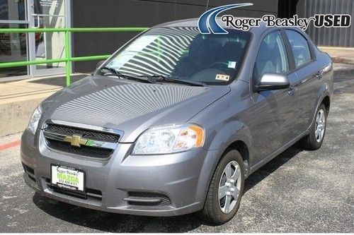 2010 chevy aveo gray sedan auxiliary input abs rear defrost tpms cruise