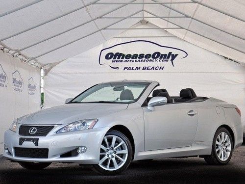 Low mileage hard top convertible leather cooled seats warranty off lease only