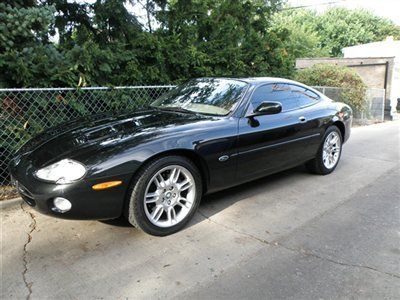 2002 jaguar xk8 coupe,black, 2 owners, 18" alloys,heated sts,low miles,low resv!