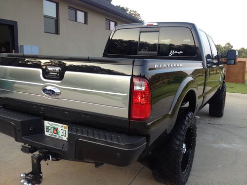 Buy used 2013 FORD F250 PLATINUM 4X4 LIFT LIFTED CUSTOM F350 LARIET DIESEL DPF DELETE in