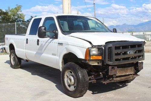 2007 ford f-250sd xl crew cab 4wd damaged salvage priced to sell will not last!!