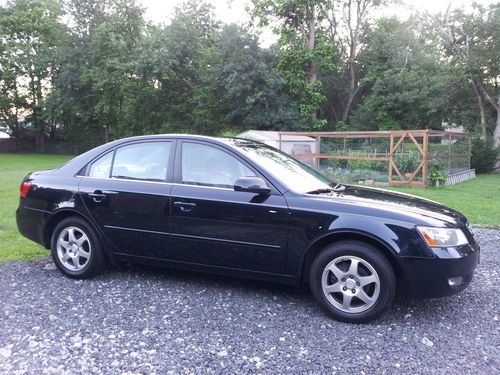 2006 hyundai sonata gls sedan 4-door 2.4l blue