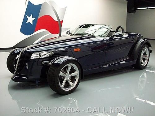 2001 chrysler prowler roadster v6 automatic leather 23k texas direct auto