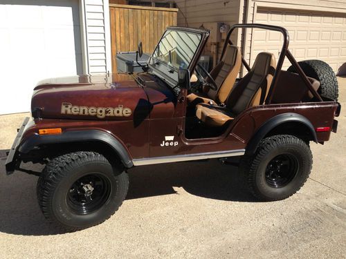 1978 jeep cj5 renegade levi's edition