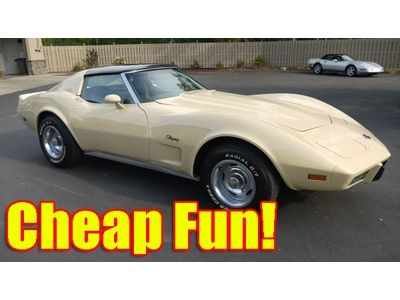 1976 chevrolet corvette coupe with 79,377 miles chevrolet 350 v8  automatic!!