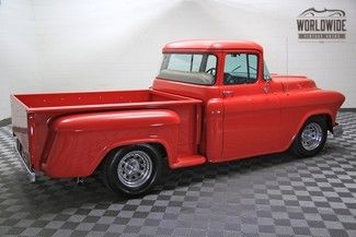 1955 chevy big window street rod pickup truck!! frame off restoration! v8!!