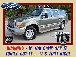 Exceptional-leather buckets-3rd row-rear air-cd changer-6.8l v10-non smoker!
