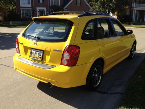 Buy used 2002 Mazda Protege 5 Vivid Yellow Custom Leather ... Buy used 2002 Mazda Protege 5 Vivid Yellow Custom Leather ...