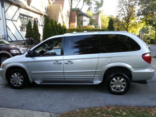 2004 chrysler town &amp; country touring platinum handicapped, wheel chair van