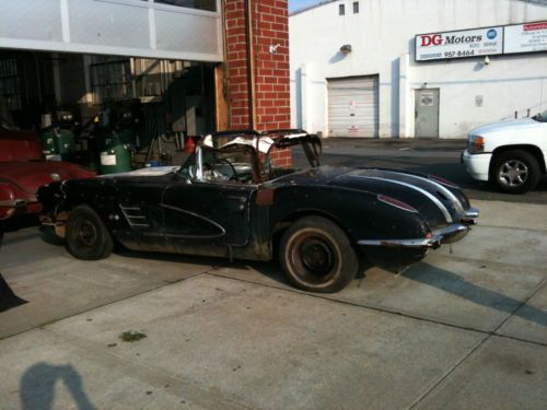 1958 chevrolet corvette project car plus additional chassis with engine/trans