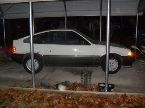 1987 honda crx white with blue interior - running - ready to trick out