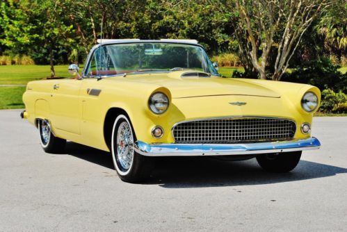 Best driven 1956 ford thunderbird convertible in country this car is right sweet