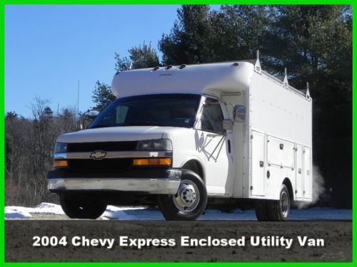04 chevrolet chevy express cutaway enclosed utility van drw 6.0l v8 vortec gas