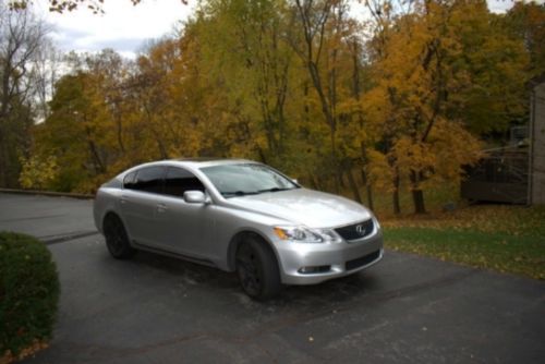 Lexus gs 350 awd + custom matte black rims + original rims