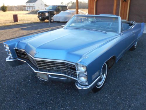 1967 cadillac deville 2 door convertible 429 motor  priced to sell !!