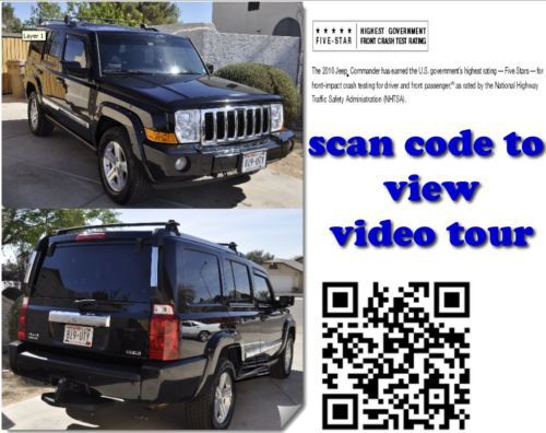 ** private seller ** 2010 jeep commander limited hemi v8 4x4 low miles!!