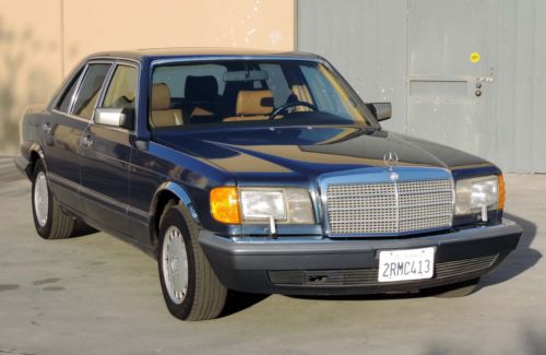 California original, one owner 1989 420 sel, 99k original miles,***no reserve***