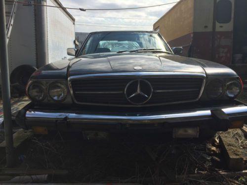 1981 mercedes-benz 380 sl two door roadster local pickup 02721 fall river, ma