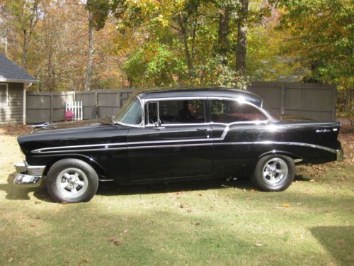 1956 chevrolet bel air black,big block 427,600 hp,slick and fast
