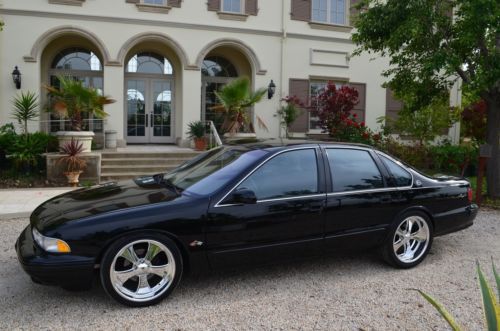 &#039;96 impala black ss - 16,924 miles - 1 own 17 years  - tasteful mods &amp; oem parts