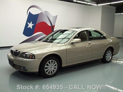 2004 lincoln ls sunroof leather vent seats 1-owner 23k texas direct auto